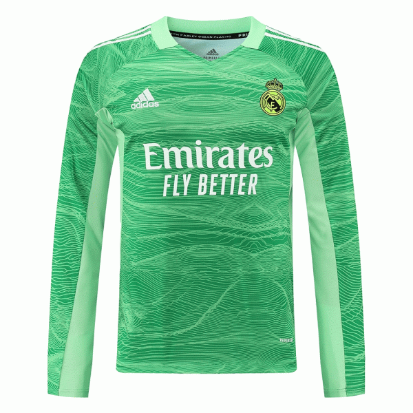 Real Madrid Soccer Jersey Goalkeeper Long Sleeve Replica 2021/22